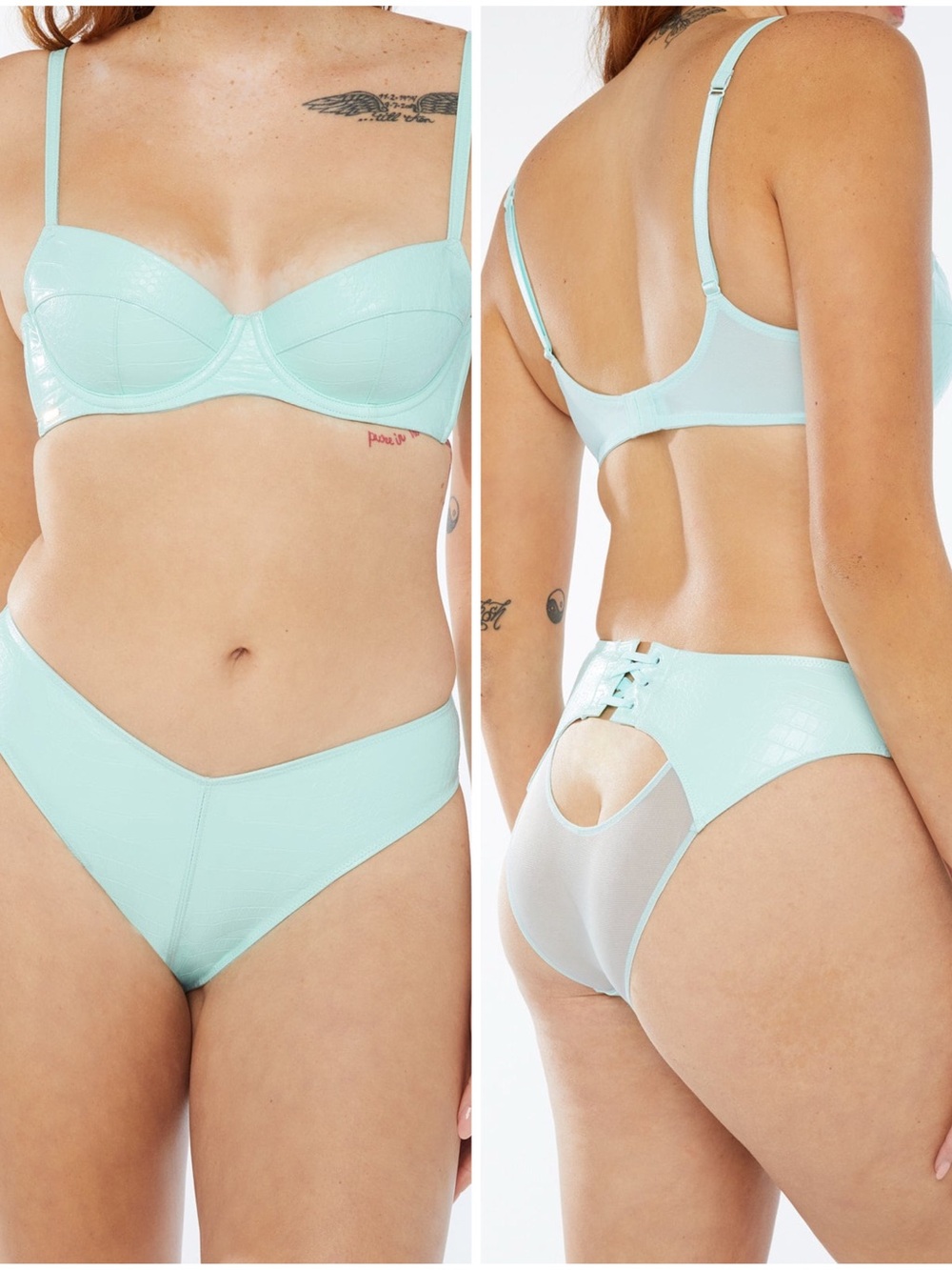 Savage X Fenty | Blue Light Queen of the Galaxy Cheeky Panties | Size Medium